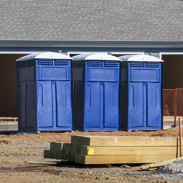 what is the expected delivery and pickup timeframe for the porta potties in Claremore Oklahoma